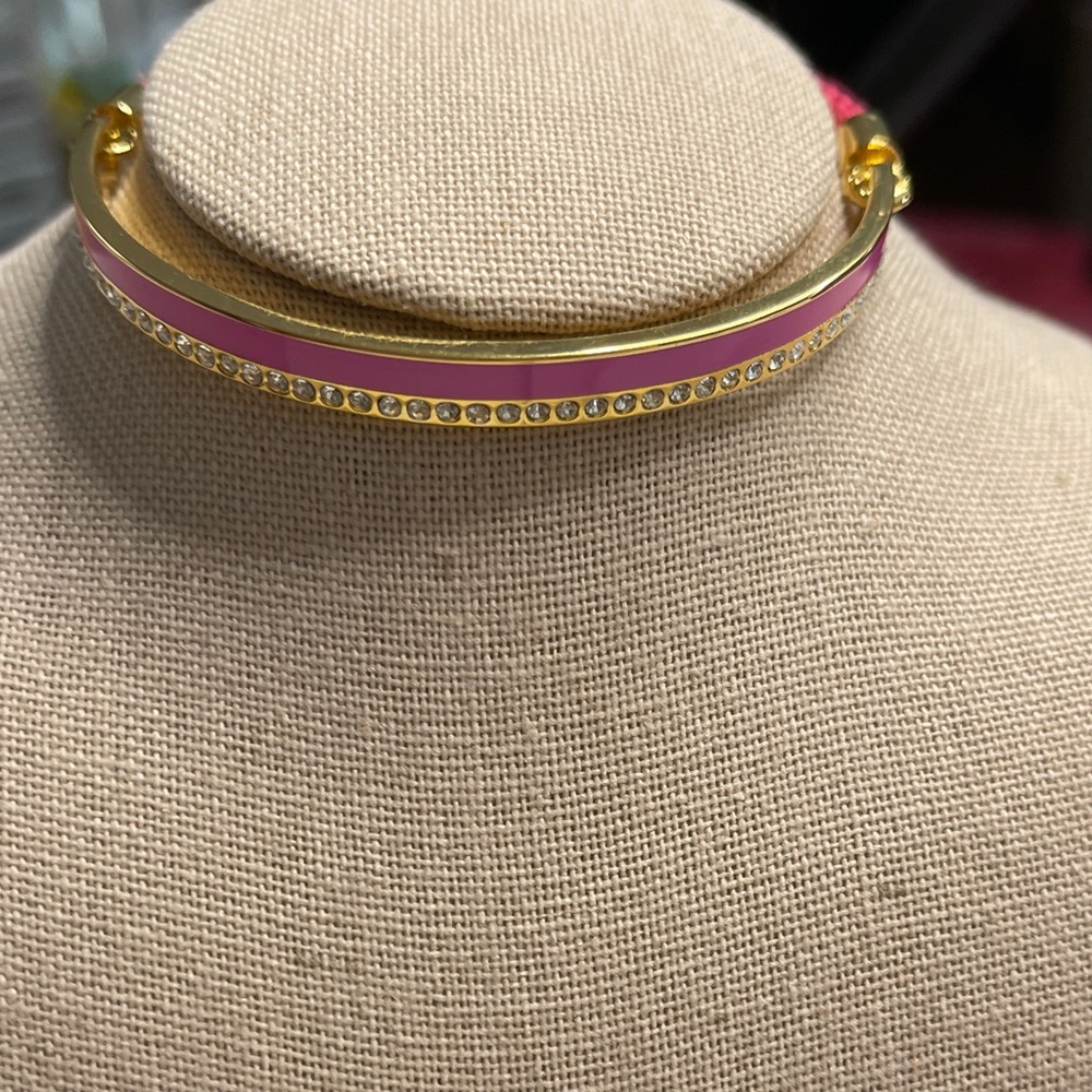 Halcyon Days Chic Pink and Gold Bracelet